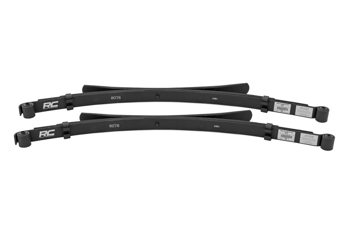 GMC K25 Suburban Rear Leaf Springs - Rough Country - Stock - '75-'78